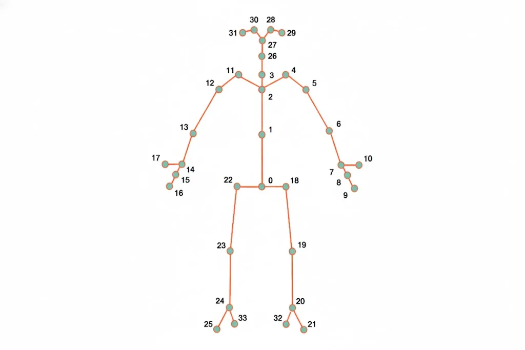 3D keypoints the camera can capture