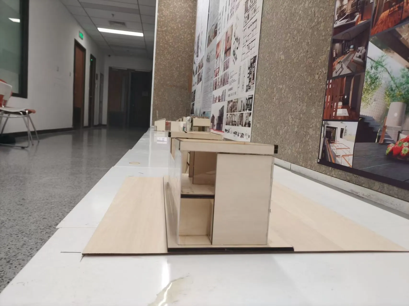From the side