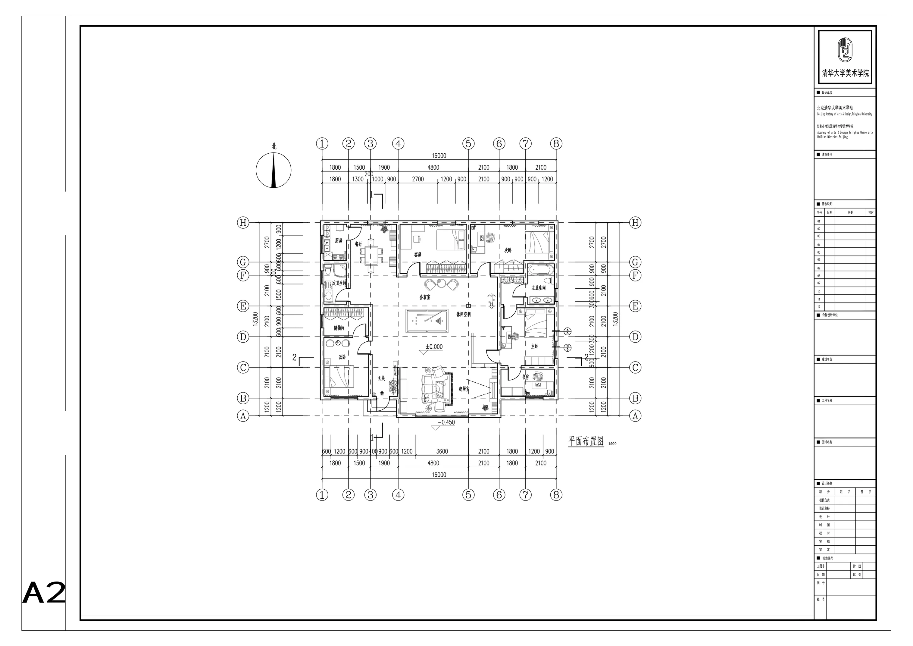 Furnished floor plan