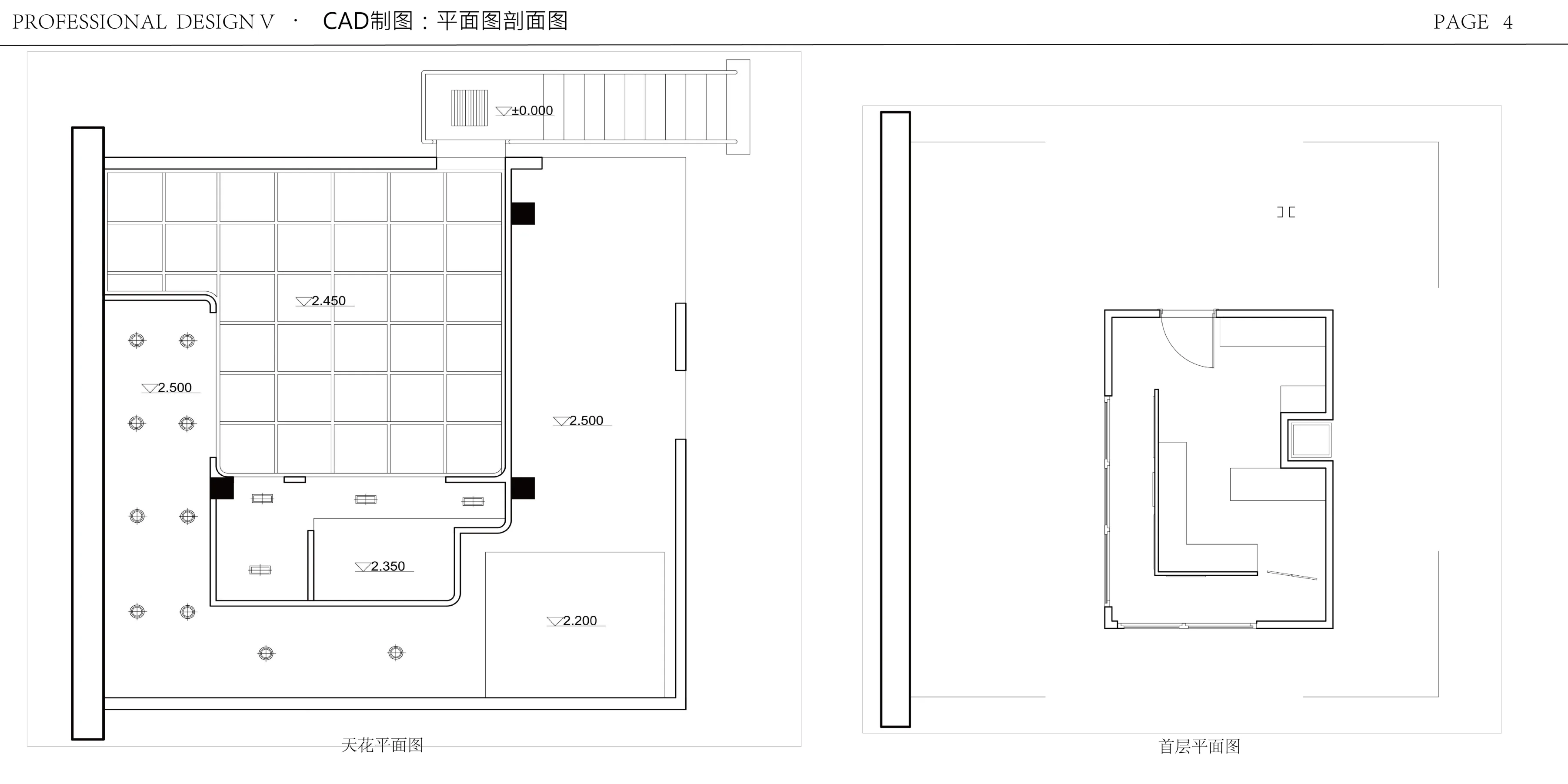 Ceiling plan